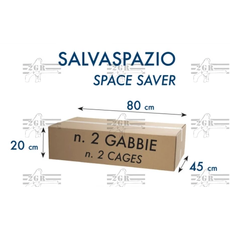 Cage D'élevage Pliable "BORMIO" 120x40x40 Cm 4 Cage D'élevage Pliable "BORMIO" 120x40x40 Cm – Image 4